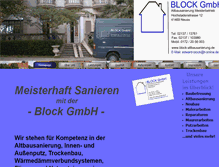 Tablet Screenshot of block-altbausanierung.de